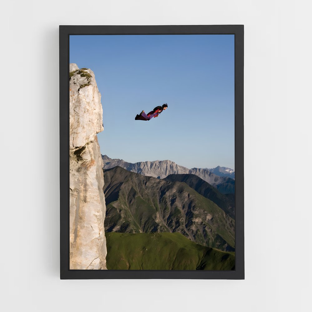 Poster L'Art du Vertige – affiche Vol en wingsuit (vue 2)